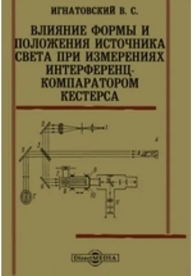 Влияние формы и положения источника света при измерениях интерференц-компаратором Кестерса: монография