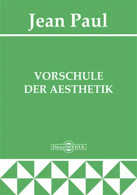 Vorschule der AEsthetik