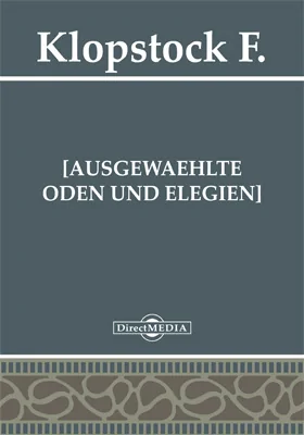 [Ausgewaehlte Oden und Elegien]