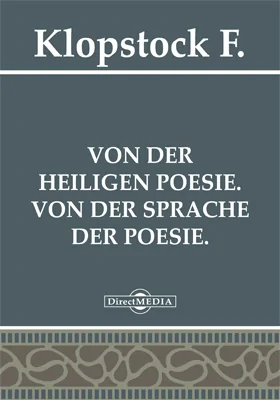 Von der heiligen Poesie. Von der Sprache der Poesie. Von dem Fehler, andere nach sich zu beurteilen. Von dem Range der schoenen Kuenste. Von dem Publico. Von der Freundschaft. Gedanken ueber die Natur der Poesie. Von der Darstellung