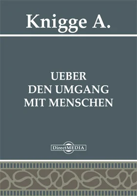 UEber den Umgang mit Menschen