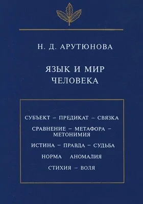 Язык и мир человека: монография