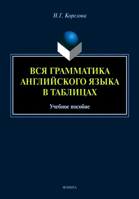 Вся грамматика английского языка в таблицах