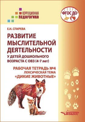 Развитие мыслительной деятельности у детей дошкольного возраста с ОВЗ (4–7 лет)